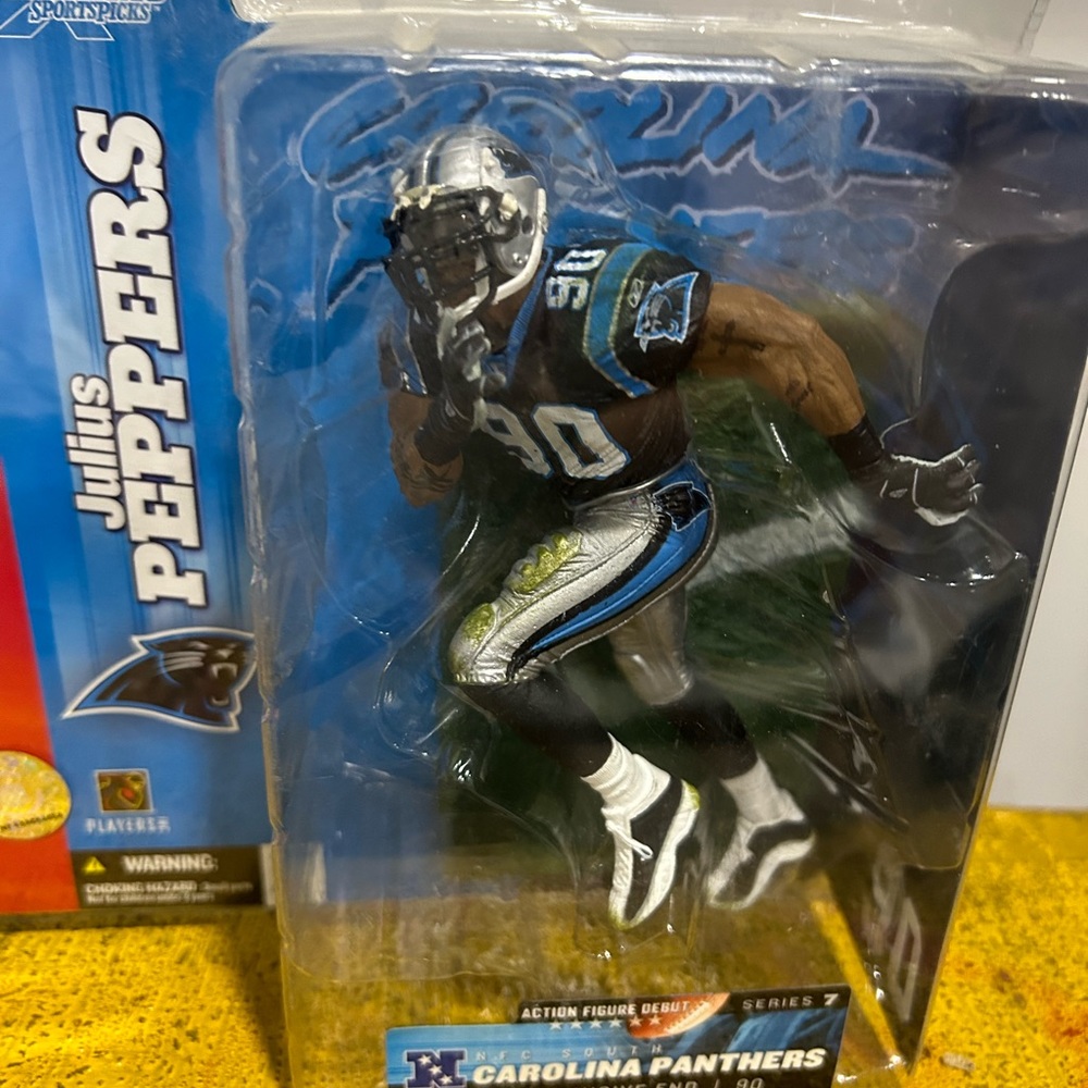 Julius Peppers figure. Original packaging.